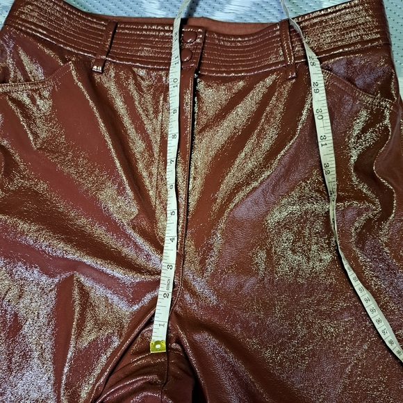 Aritzia Wilfred Faux Leather Funk Pant in Rustique - Picture 12 of 16